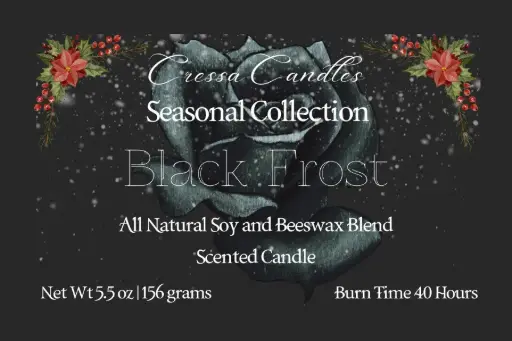 Black Frost Candle
